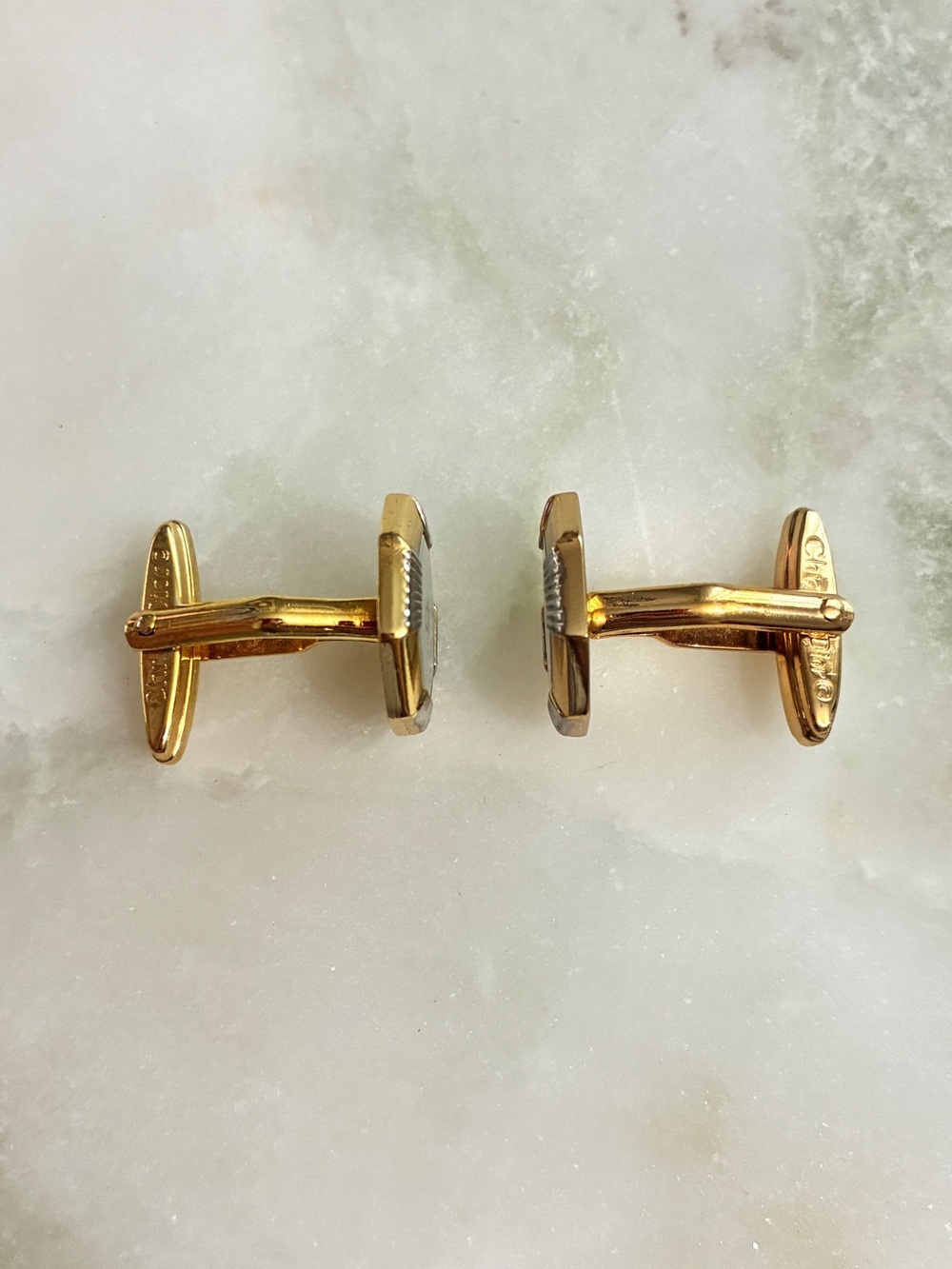 Christian Dior Cuff Links Vintage - Picture 3 of 5